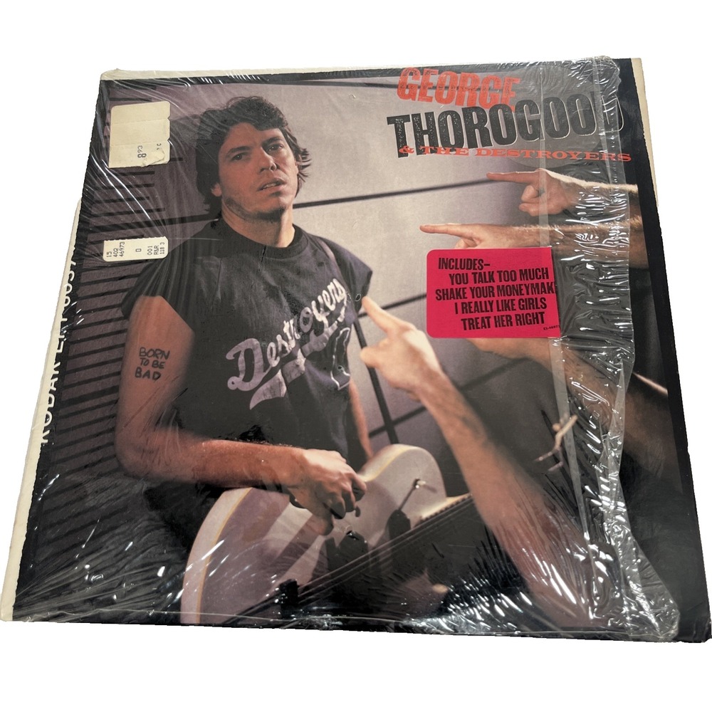 Vintage George Thorogood And The Destroyers - Born To Be Bad - 1988 LP Record 80